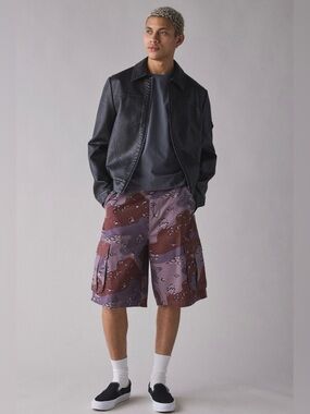 BDG Camo Canvas Cargo Short